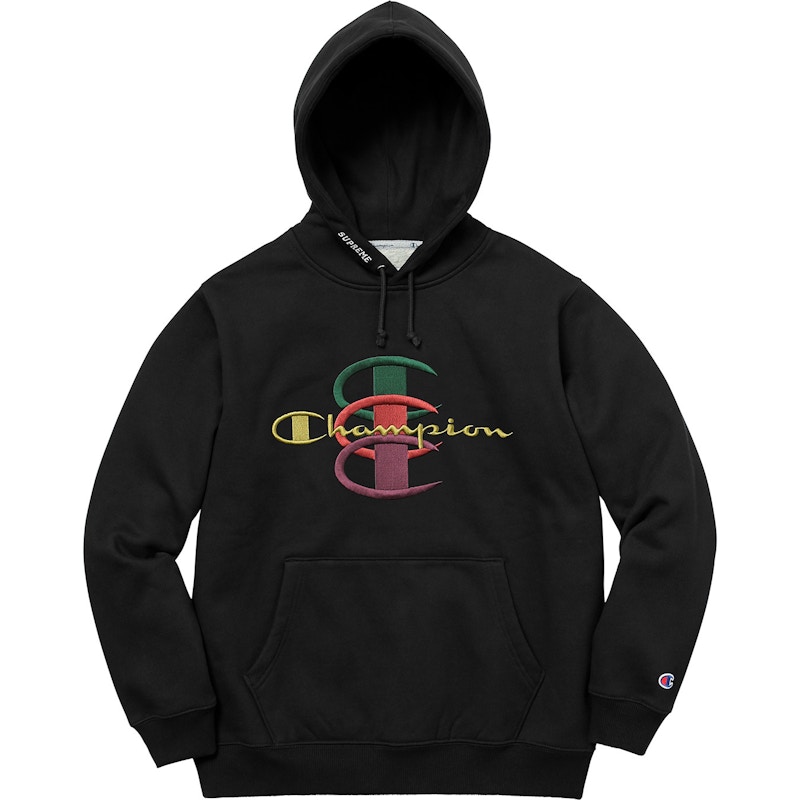 Supreme x Champion Stacked C Hooded Sweatshirt