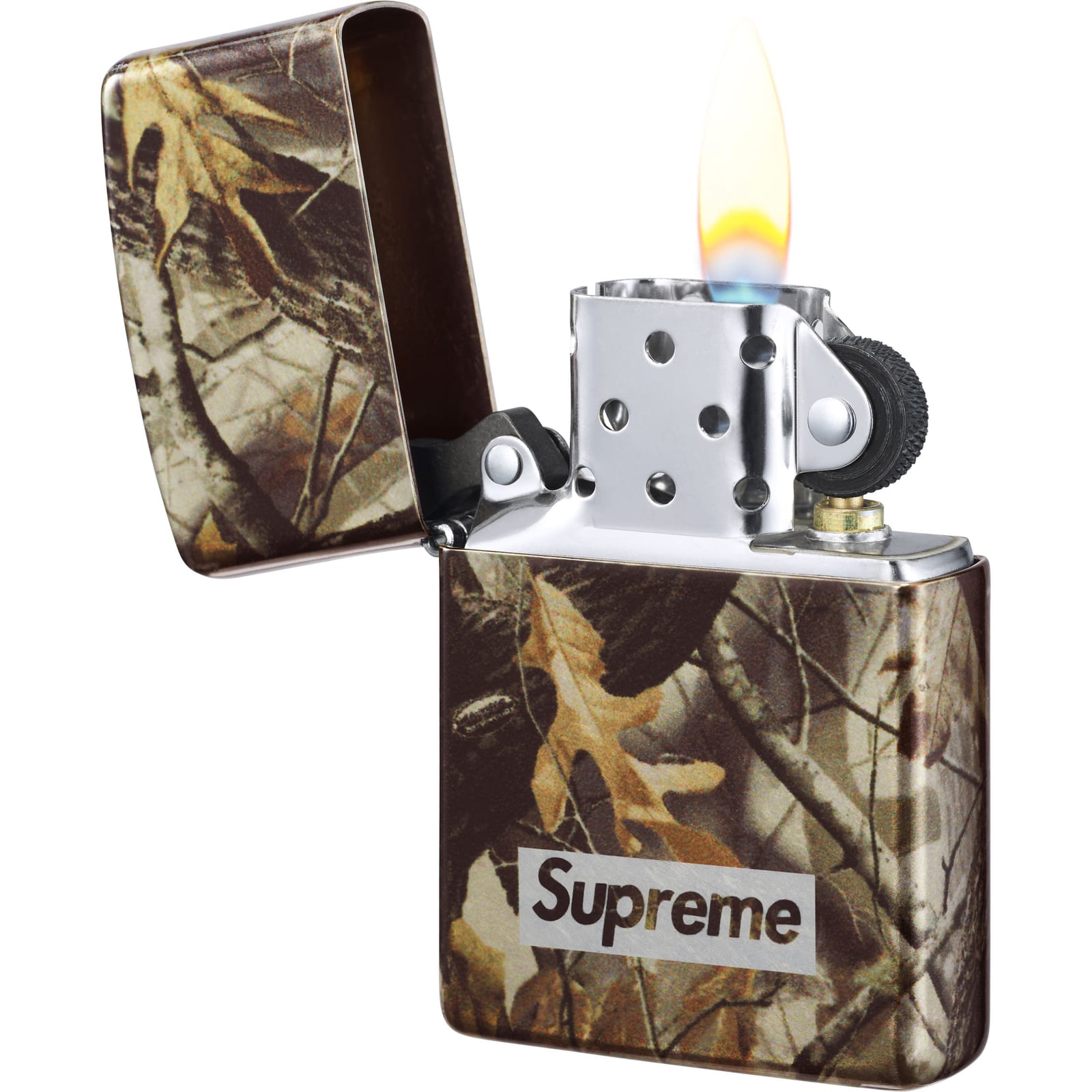 Supreme x Zippo Camo Logo Lighter
